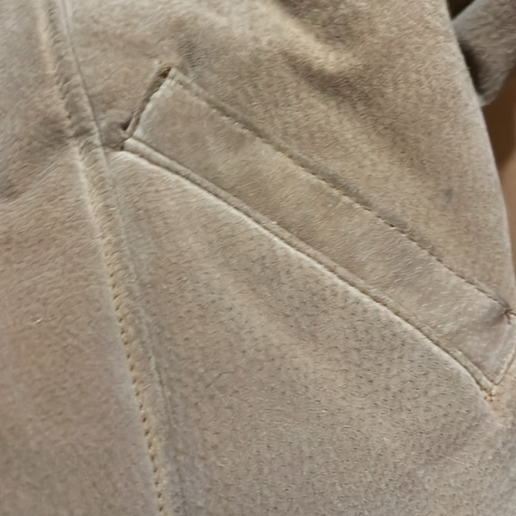 Express Coat leather upper With Fur size small could fit Medium - Picture 15 of 15